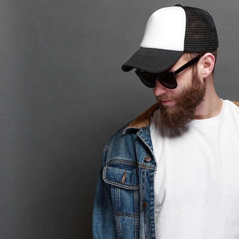 customized Summer UV Protection Breathable Printing Mesh Hats Outdoor Sports Men Cotton Golf Baseball Cap Adjustable