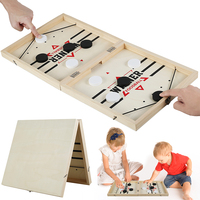 Foosball Winner Games Table Hockey Catapult Chess Parent-child Fast Sling Puck Board Party Toys For Children Adults Or Foldable