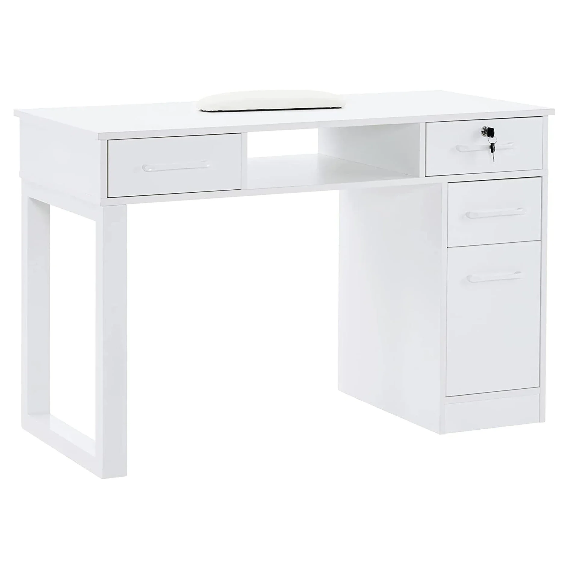 

%a Hot Sale Nail Table with Nail Tools Storage Drawer Cabinet Custom Nail Workstation Beauty Salon Furniture