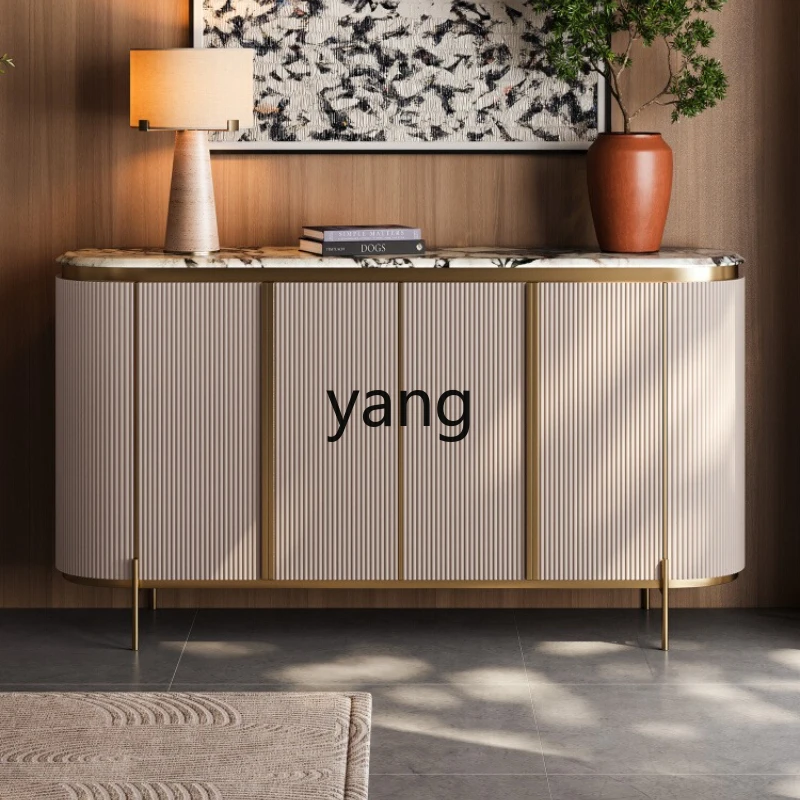 

Modern light luxury edge cabinet villa home high-end restaurant series luxury stone cabinet