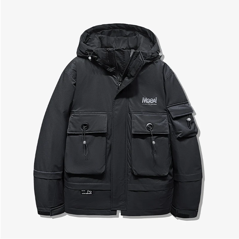 

Премиум-куртка мужская зимняя утепленная для активного отдыха и работы, молодежная, из полиэфирного волокна