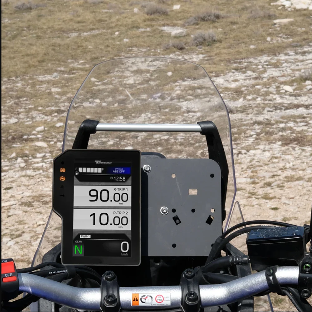 Yamaha Tenere700 2025 GPS 안정기 네비게이션 Tenere700 TFT 홀더 대시보드 교체 키트 다기능 디스플레이 베이스