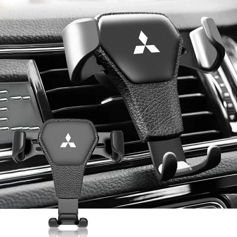 Car Specific Car Mount GPS Phone Vent Clip Installation For Mitsubishi Outlander I200 Pajero Eclipse ASX Lancer Space Delica Ex