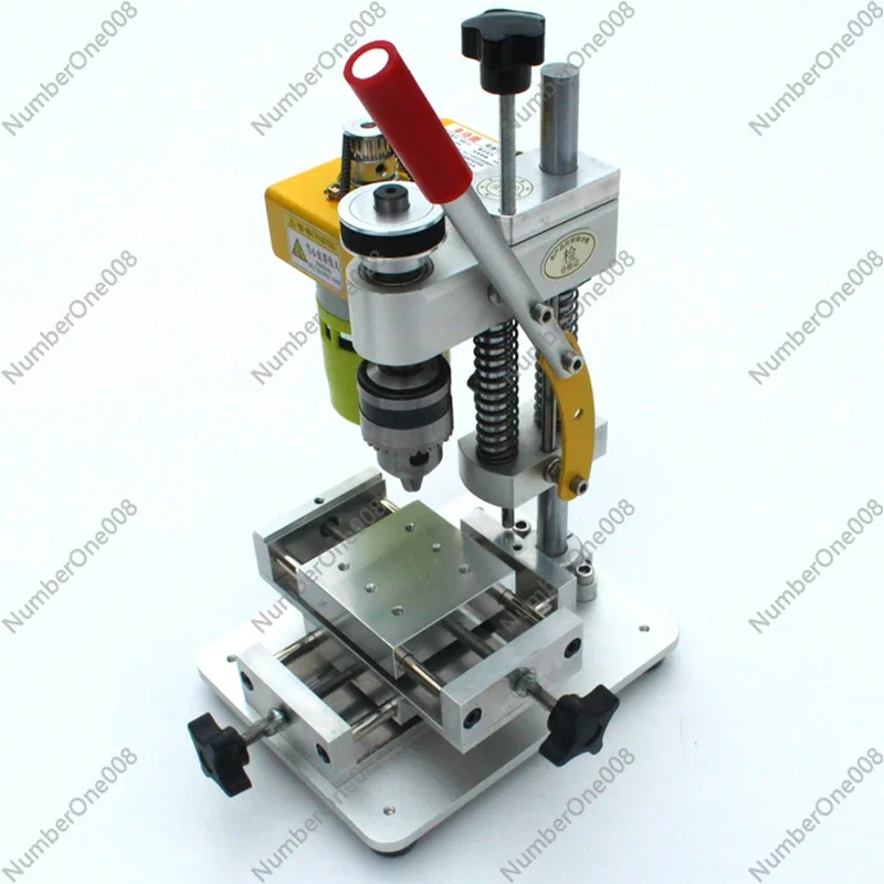 Mini Bohrmaschine Präzision CNC Tabelle Bohren Maschine Tragbare Benchtop Bohrer 795 Motor B10 Chuck Metall Holz DIY Handwerk We