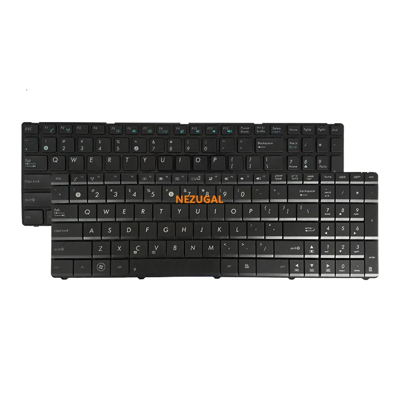 For ASUS N53SN K52D X54H K55D K54HR A53S X55V K53S K52JU Laptop Keyboard US