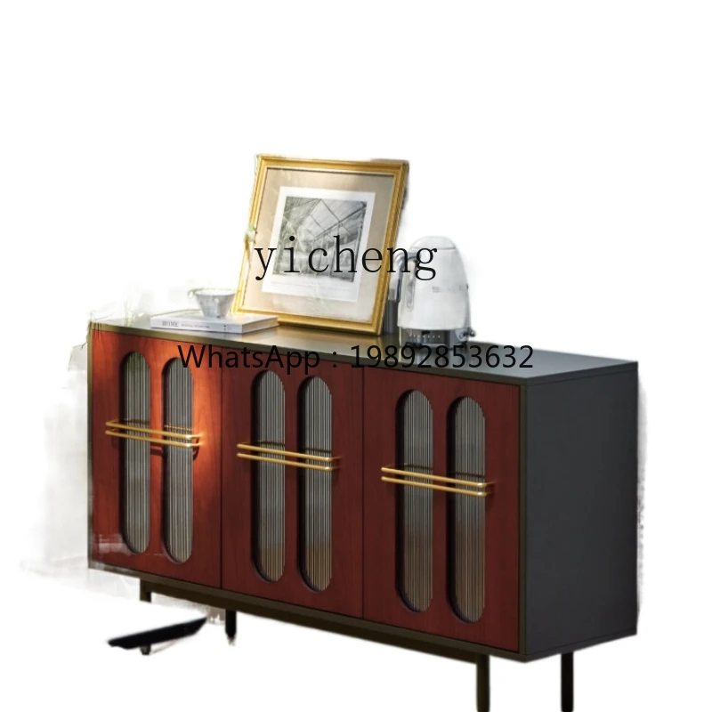 ZZ Montmartre Side Cabinet/One Home Wall Cabinet Sideboard Cabinet Solid Wood Retro