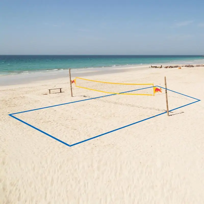 Volleyball Lines For Beach Heavy Duty Dividing Lines Portable Sports Supplies Reusable Outdoor Play Accessories For Daily