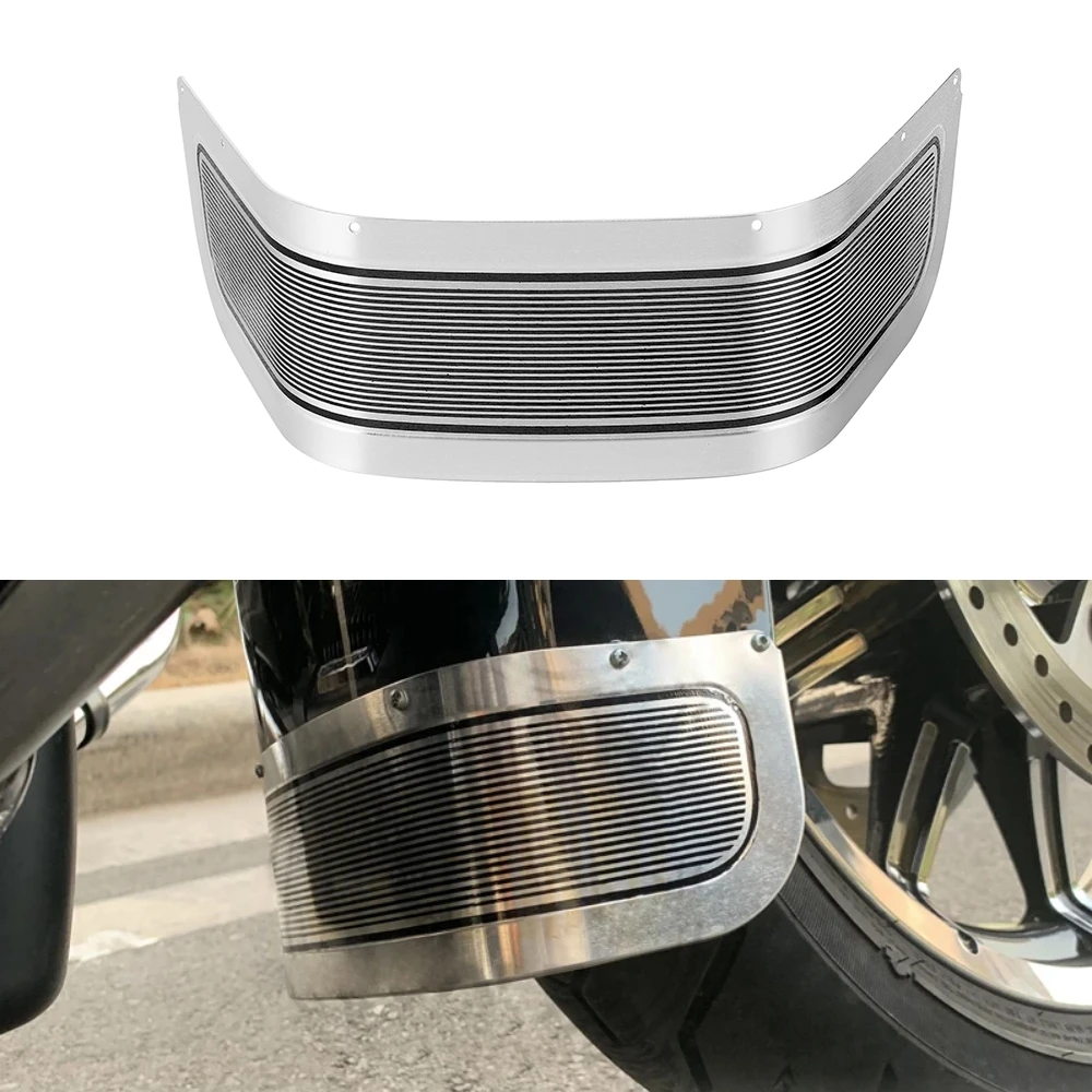 

Motorcycle Front Fender Trim Skirt Protector Cover For Harley Touring Road King Electra Glide Ultra Glide FLHR FLHX 1980-2013