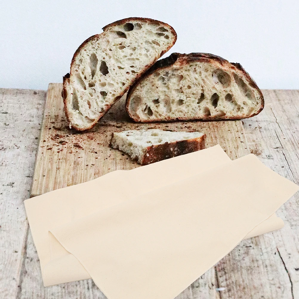 

Bread Proofing Cloth Liner Breathable Dough Rising Mat For Baking Sourdough French Bread Pastry Rolling Cotton Linen