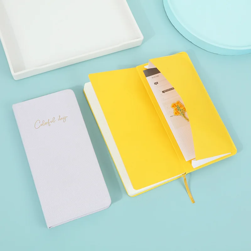 أبدا ملون أسبوعي مخطط أسابيع المفكرة لكامل سنوي بسيط محمول دفتر سميكة لون الحلوى لمكتب المدرسة