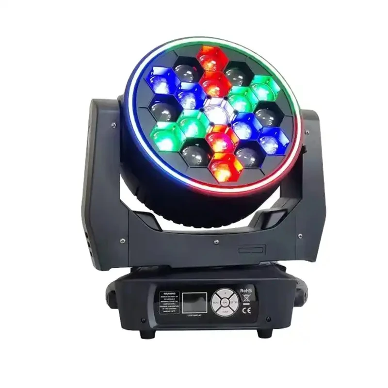 4 pieces led bee eye 19x40w 4in1 rgbw Lyre Zoom led beam pro dmx stage moving head wash dj disco effect night club stage light