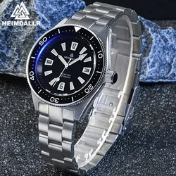 Heimdallr H14 Men Dive Watch NH35A Automatic Movement Sapphire Glass C3 Luminous 20Bar Waterproof Ceramic Bezel Vintage Watches