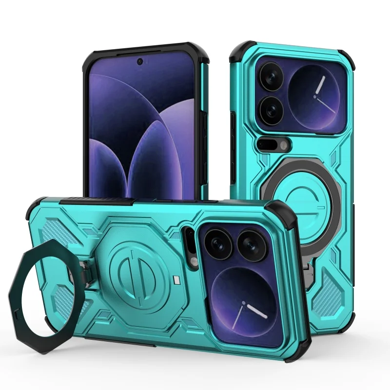 For Xiaomi 17 Pro Max Case Cover Xiaomi Mi 17 Pro Capa New Shockproof Bumper Attraction Adsorption Ring Holder Fundas 、Xiaomi 17