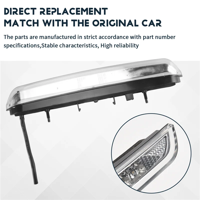 AED4-الخلفية عالية جبل وقف مصباح 3Rd الفرامل الثالث الذيل ضوء 6351LX لبيجو 2008 308 SW II 508 SW سيتروين C4 بيكاسو II DS6