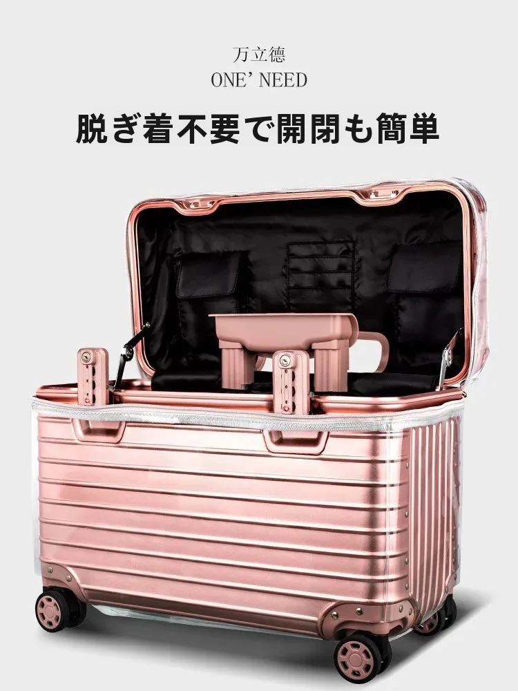 Thickened Protective Transparent Cover for Luggage Travel Wear-Resistant No Need to Remove Suitable for 17 20 21 22 Inch Suit...