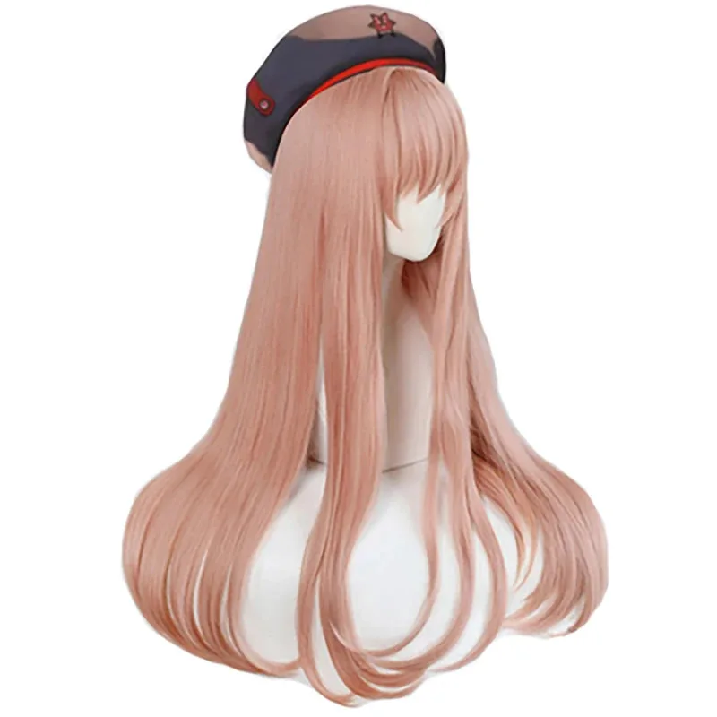 

zizi 2025 Парик L-email Синтетические волосы NIKKE Rapi Косплей 80 см Длинные прямые смешанные оранжево-розовые парики The Goddess O