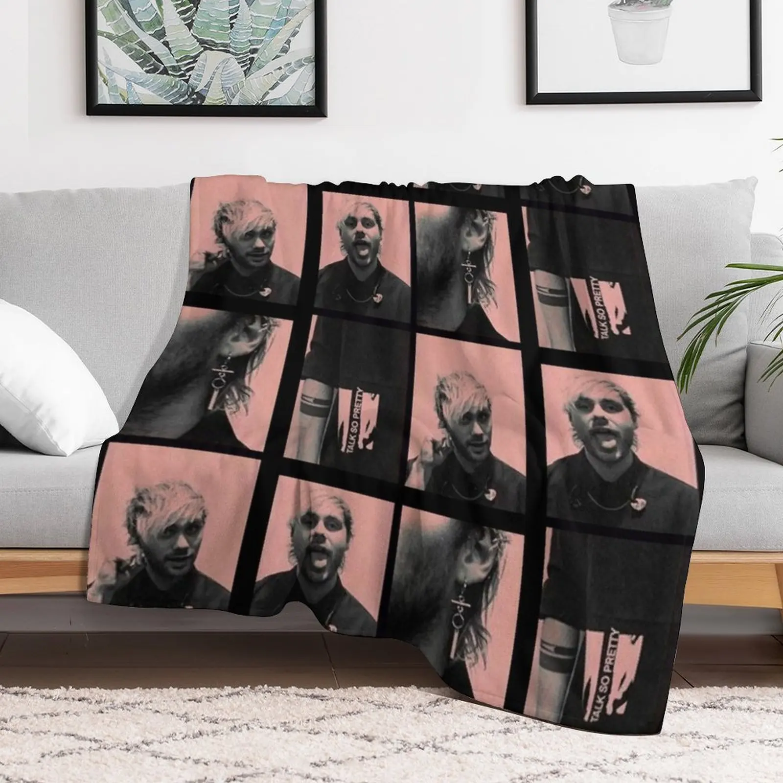 Michael Clifford Photobooth picture Throw Blanket Luxury Thicken Bed covers Blankets