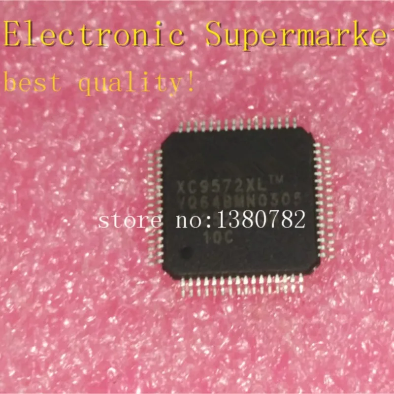 Free Shipping 5pcs-20pcs XC9572XL-10VQG64C XC9572XL QFP-64 IC In stock!