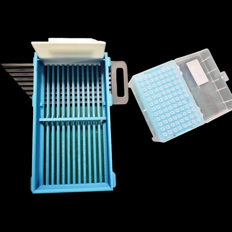 Pipette Tip Loader Installer Quick Mounting Tool for Lab Pipettes, Random Color