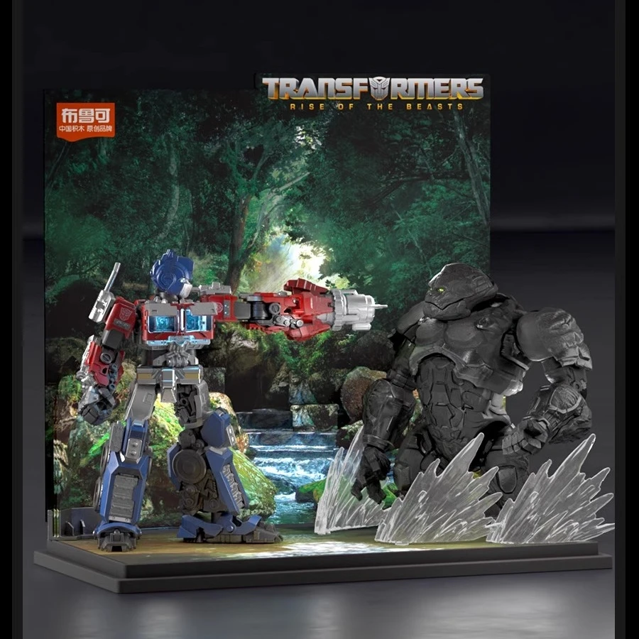 Transformers Assemble Blocks Classic Optimus Figure Prime Bumblebee Captain Gorilla Natural Disaster Collection Trendy Armor