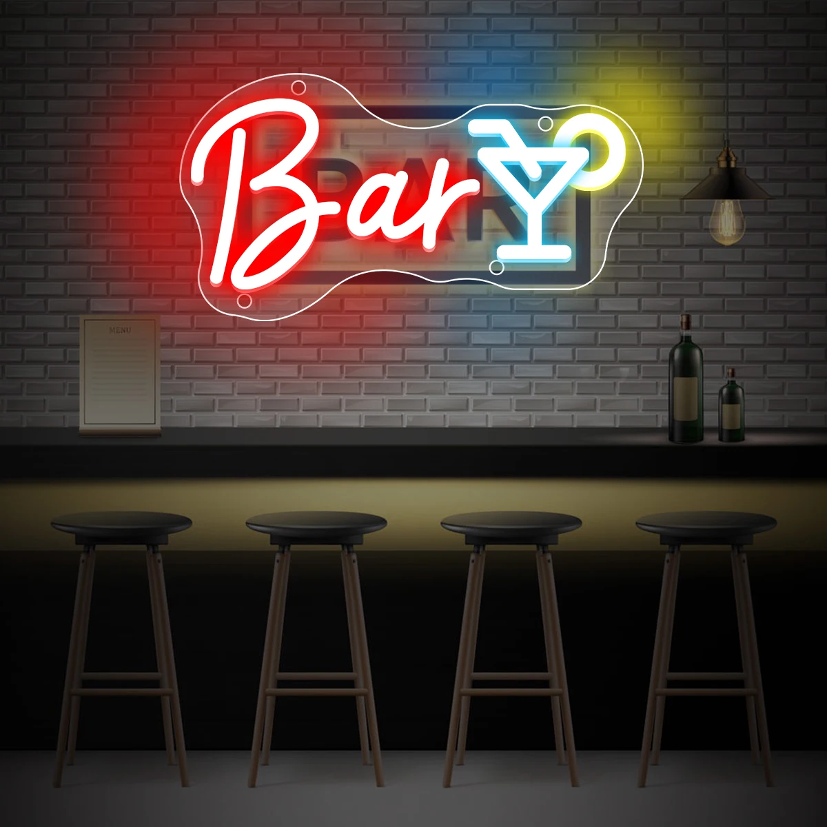 Bar Neon 커스텀 디자인, 해변 바, 나이트클럽 샵, 간판 파티, 매장 분위기 설정