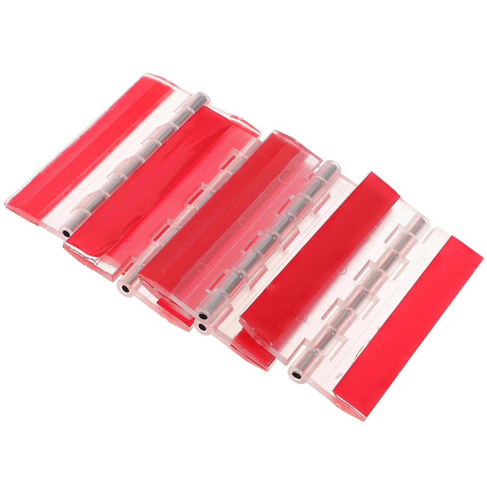 

5 Pcs Self Adhesive Hinges Heavy Duty Acrylic Continuous Hinge for Cabinets Doors Glass Metal Panels Plastic Boards Sturdy