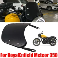 Parabrisas Retro para motocicleta RoyalEnfield Royal Enfield Meteor 350, Deflector de pantalla de viento, visera solar