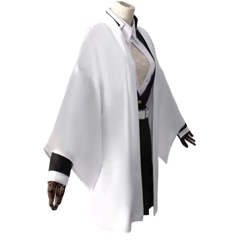 قمامة الدببة Kanroji Mitsuri أزياء تنكرية أنيمي شيطان القاتل فستان المرأة البدلة Coser اكسسوارات شعر مستعار الرسوم المتحركة 2025 جديد