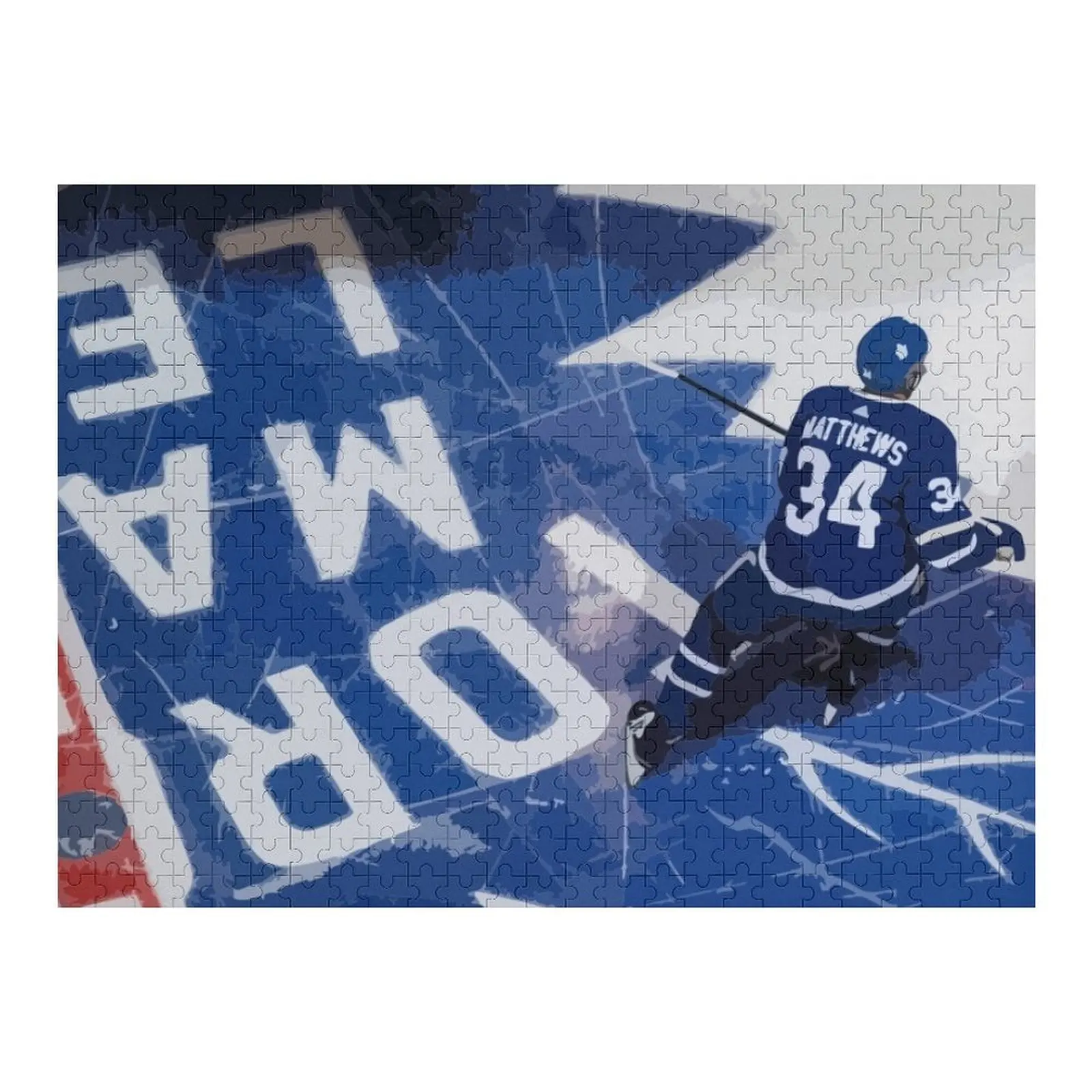 

Пазл Auston Matthews Painting Photo Персонализированный пазл