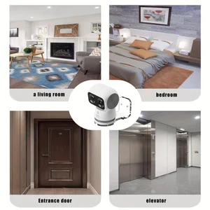 Acrylüberwachungskamera -Halterung, Wandmontagebasis, Wandaufkleber, Punch, geeignet für Eufy S350 geeignet 8 Hauptverkaufskamera EUFY - №2