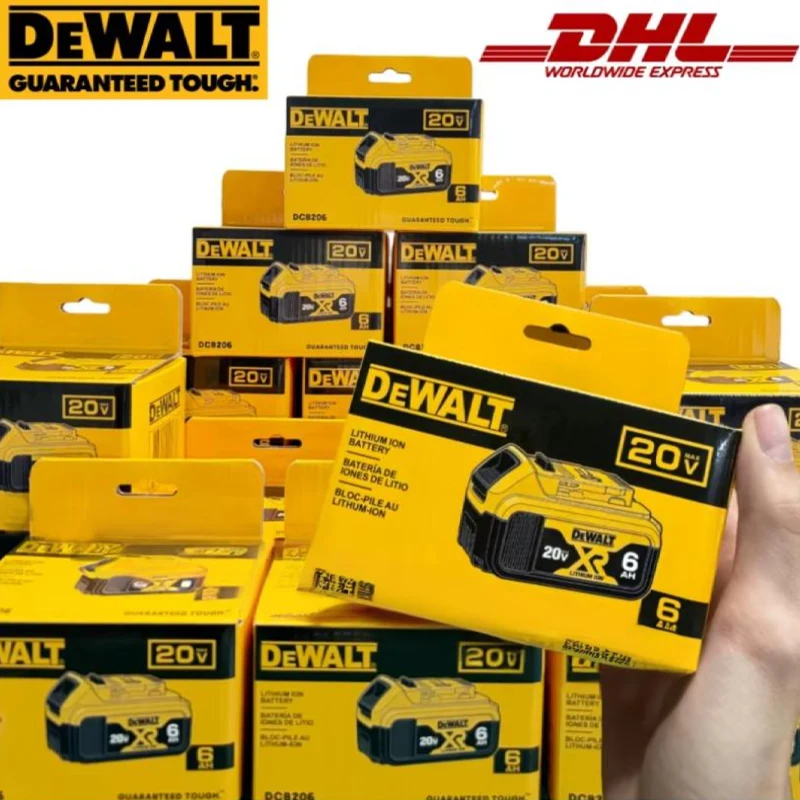 

Original DeWalt 6Ah 20V battery replaceable DCD887 DCD805 DCF860 Dcd796 DCG406 DCF880 DCF512 DCD805 power tools battery