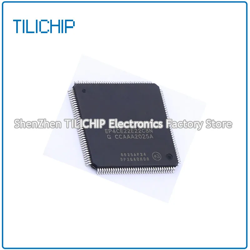 

EP4CE22E22C8N, TQFP-144(20x20) package, programmable logic device, genuine original, in stock.
