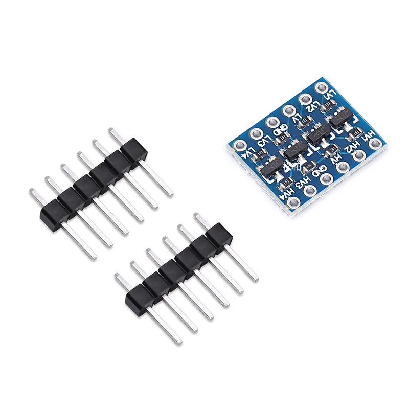 5v-3v IIC UART SPI and other 4-way level conversion module 4-way row pin