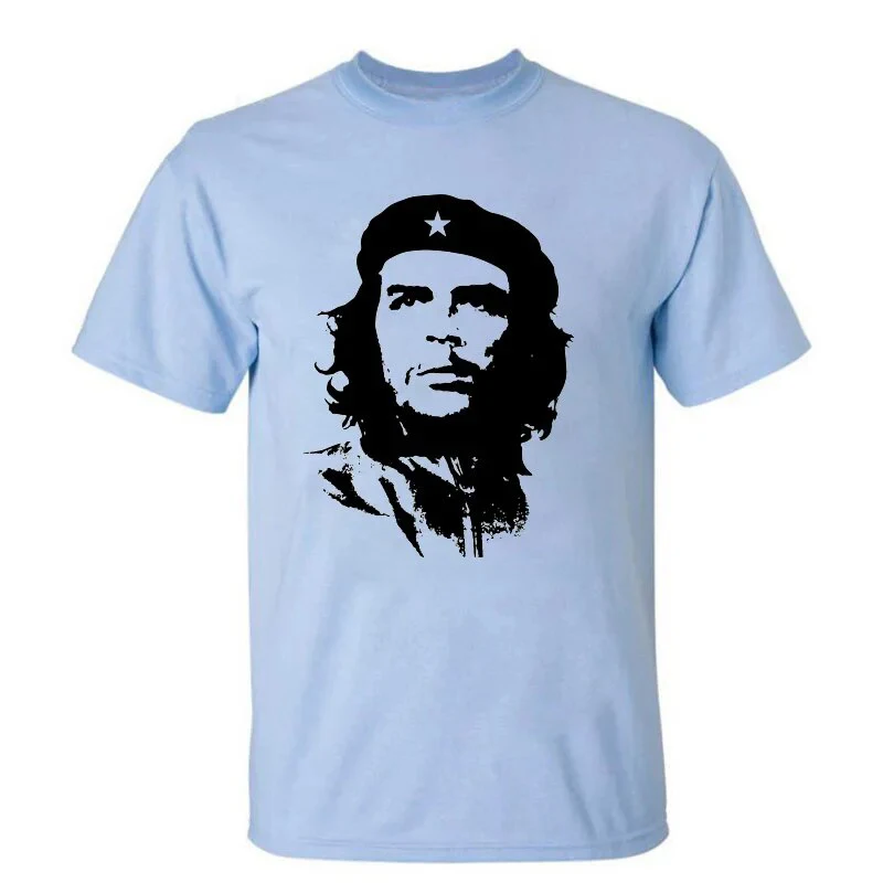 Che Guevara Print T-Shirts Men Women Fashion Short Sleeve Cotton T Shirt Streetwear Oversized Harajuku Unisex Tees Tops Clothing