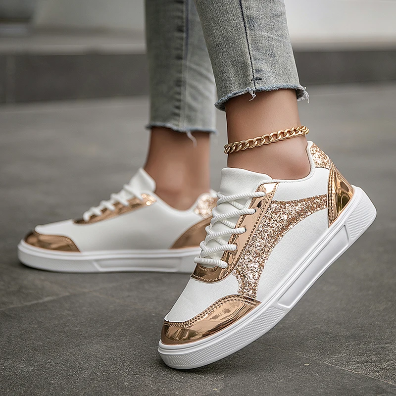 

YRZL Women's Casual Sports Shoes Causal Platform Sneakers Vulcanized Flats Lightweight Comfortable Comfortable Women's Sneakers