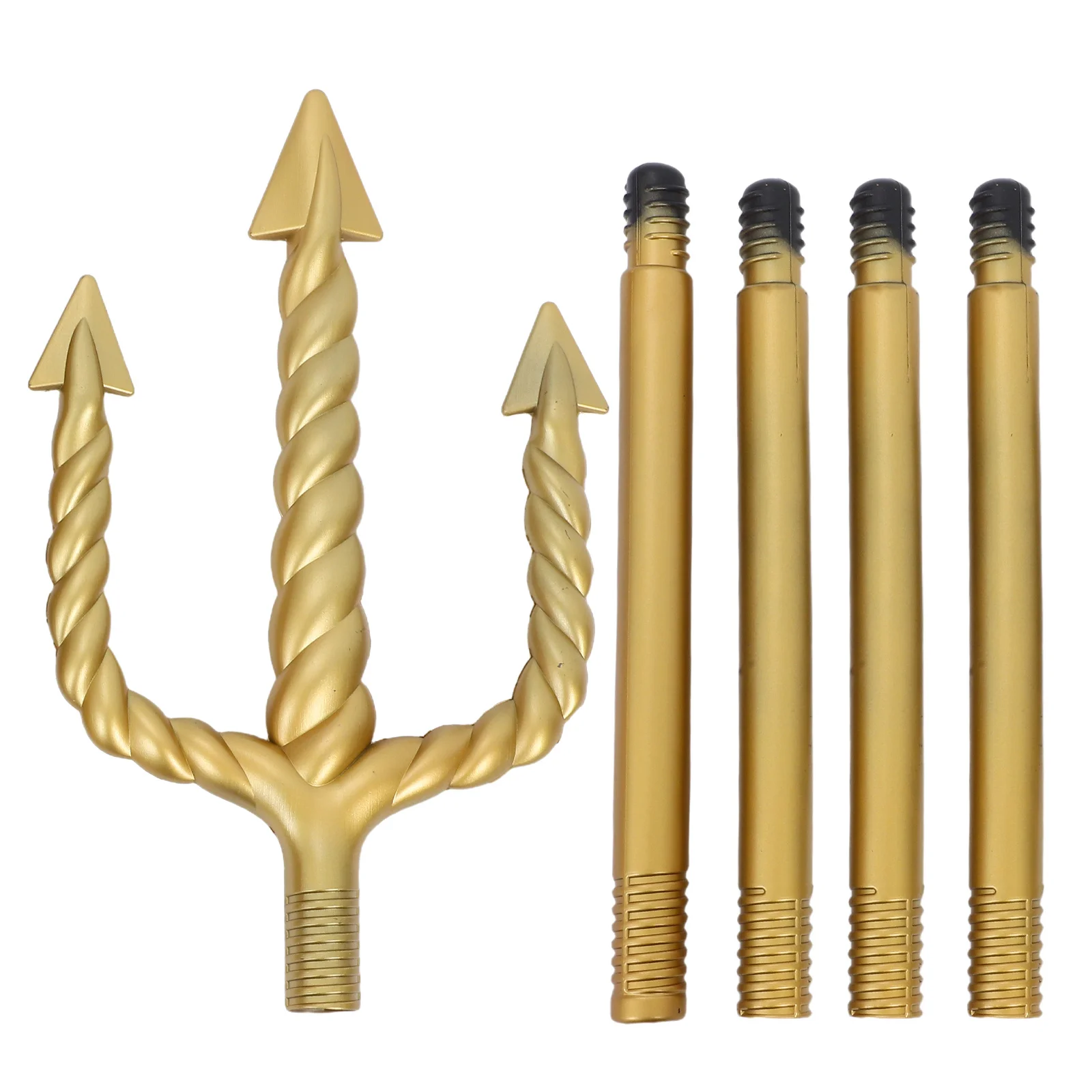 

Plastic Style Black Trident Prop Perfect Halloween Masquerade Cosplay Party Devil Costume Pitch Fork Trident Prop