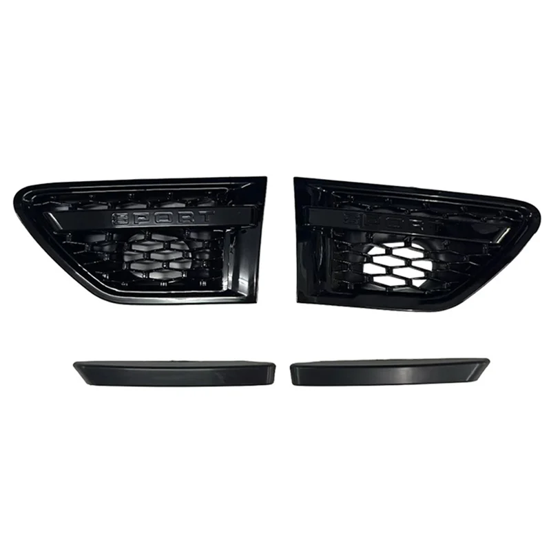 

Для Land Rover Range Rover Sport 2010 1 пара передней решетки воздухозаборника, боковая вентиляционная решетка, автомобильное крыло, боковое вентиляционное отверстие