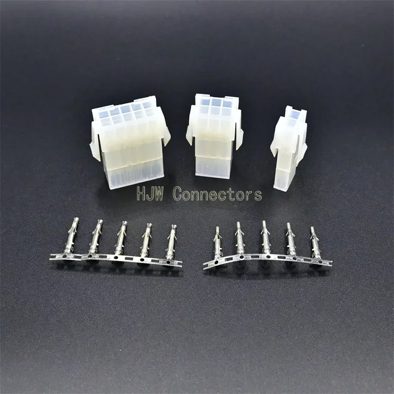 5sets 5557 5569 2P 4P 6P 8P 10P 12P 14P 16P 18P 20P 22P 24P 4.2mm Right Angle Pin Wire Terminals Connector Plug for Car Auto