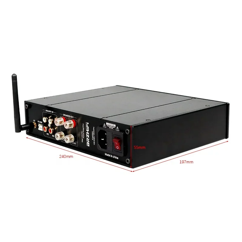 Audio HIFI X10 New Amplifier Stereo APTX BT 5.0 TPA3251 PCM5102A Decode 300Wx2 High Power Digital Amp USB RCA DAC Ampli