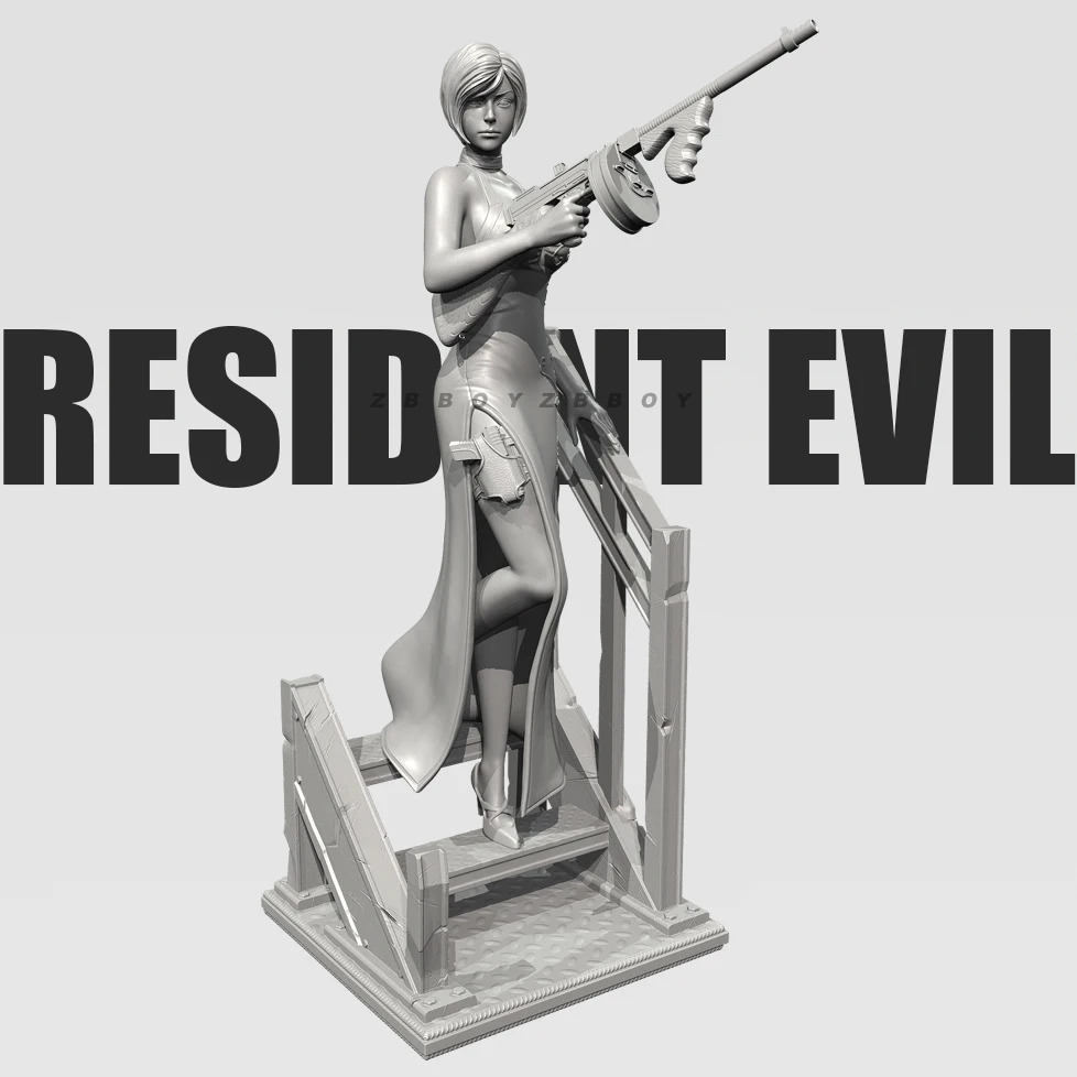 

Высота человека 55 мм 80 мм, наборы моделей из смолы, фигурка красоты, бесцветная и самостоятельная сборка (3D-печать) TD-7564/3D