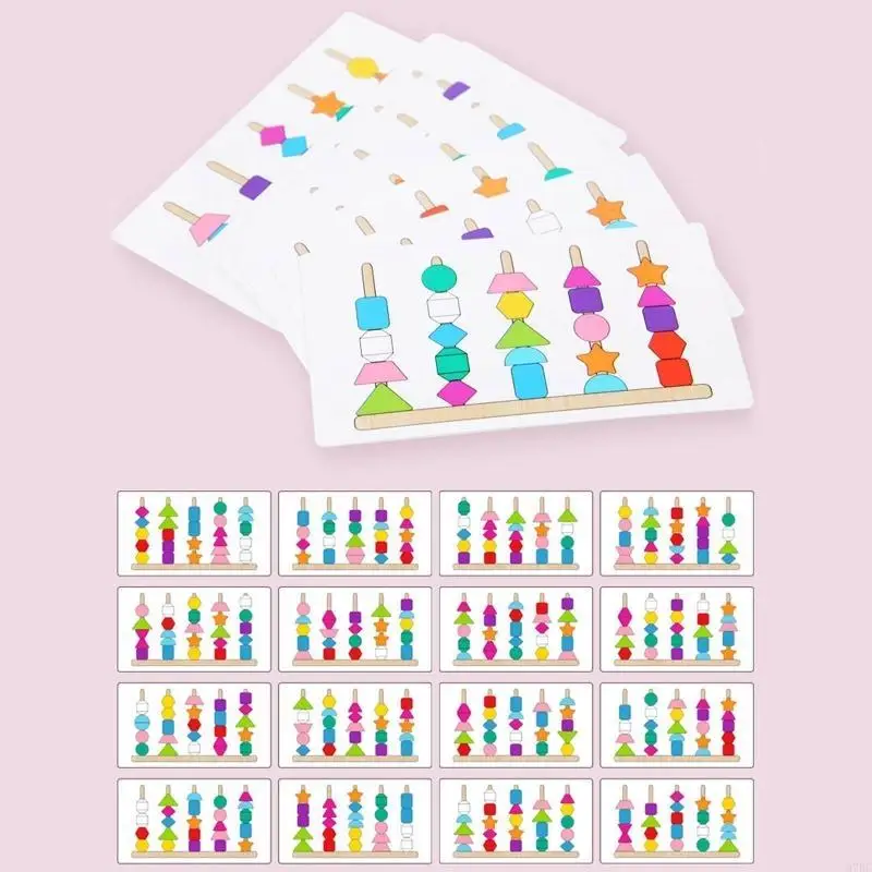 97BC Plugging Toy Stacking Puzzle Block Brinquedo aprendizagem precoce Criança Crianças Cérebro Teaser