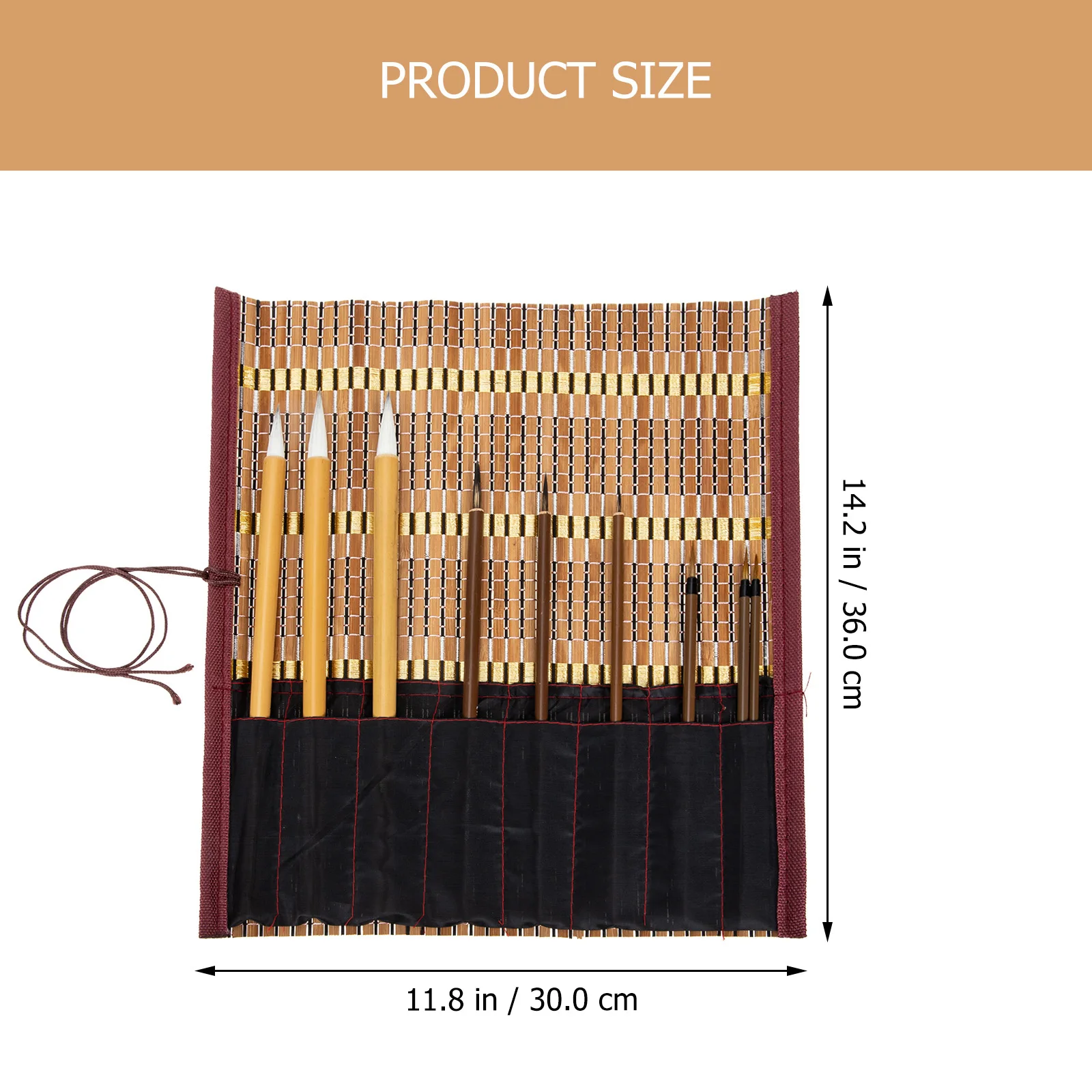 

9 Chinese Calligraphy Brushes Set Premium Material for Watercolor Painting Drawing Beginner Art Supplies Adults