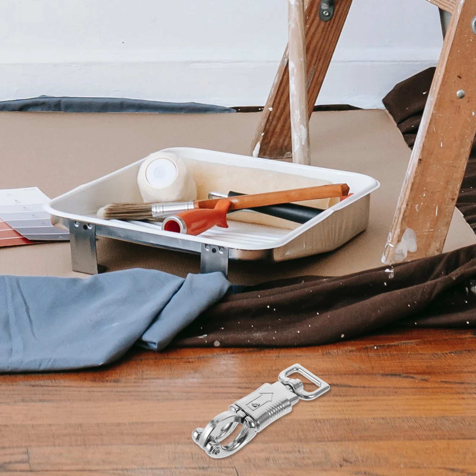 

Spring Zinc Alloy Equestrian Panic Hook Metal Quick Release Snap Clip Horse Riding Accessory Saddle Holder Hook