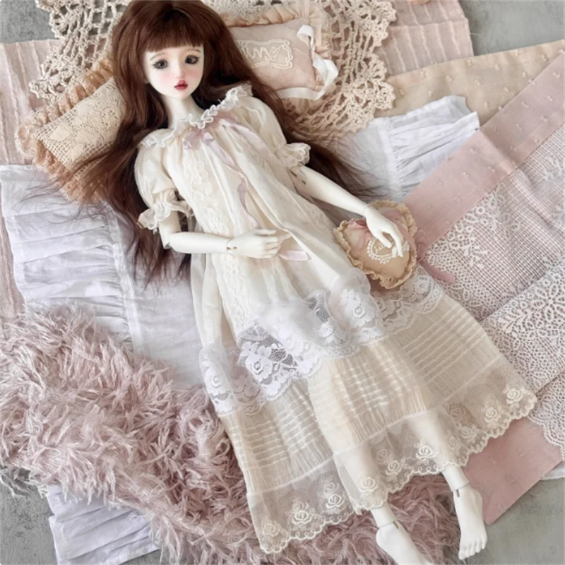 1/4 BJD Dolls Dress Nightgown Skirt Dolls Clothing Accessories (No Dolls)