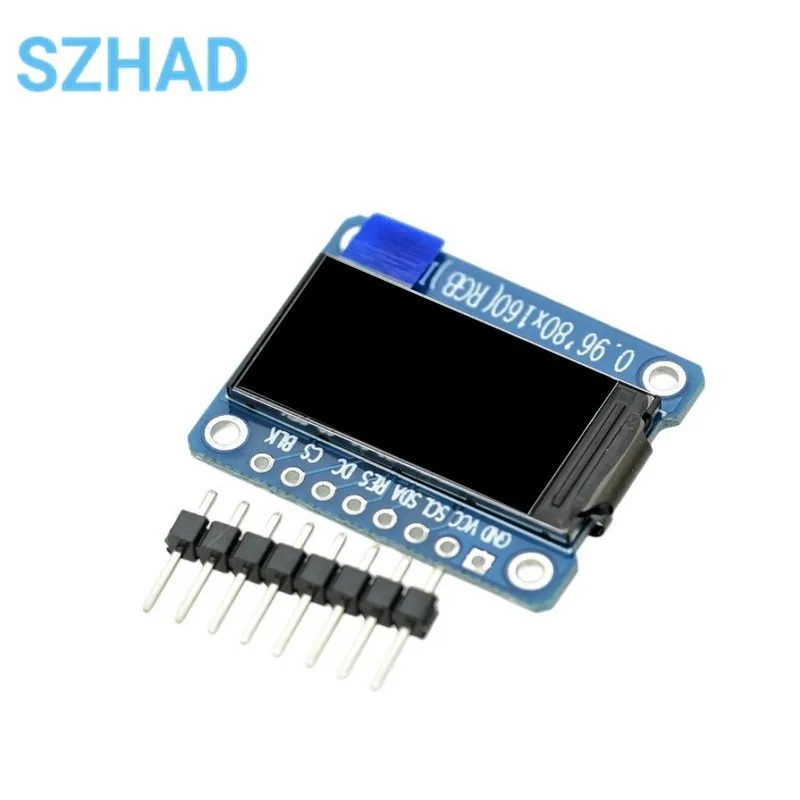0.96 Inch IPS Display OLED Module For Arduino 80*160 65K Colorful RGB TFT LCD Board ST7735 ST7735 DIY