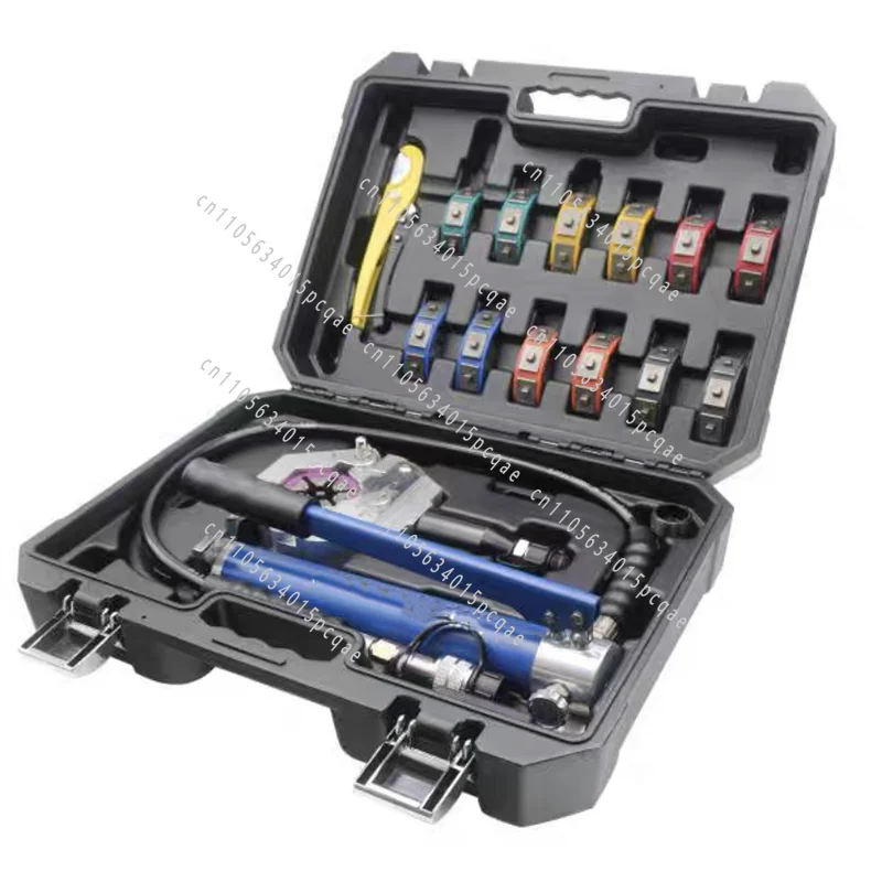 1837 Handheld Portable Hydraulic Hose Crimper Pump Detachable Air Conditioner Repair Crimping Tool Set for Plumbi 914