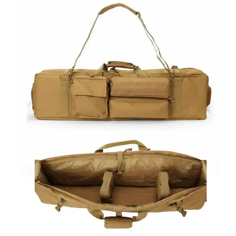 

Охотничий тактический рюкзак, двойной уличный рюкзак для SAW M249 M4A1 M16 AR15, походный защитный чехол с карбином и плечевым ремнем