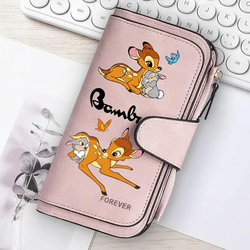 محافظ نسائية من بامبي، محفظة للبطاقات، محفظة للعملات المعدنية، حقائب نسائية للفتيات، محفظة الهوية، محفظة نسائية للعملات المعدنية، هدية للفتيات