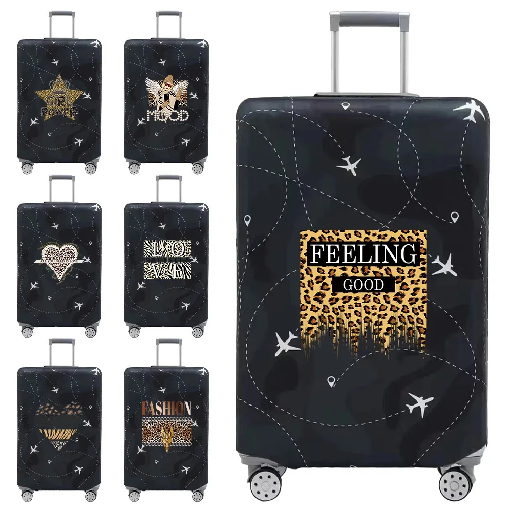 

Travel Bag Dust Cover Elastic Dust Cover Travel Bag Dust Cover Leopard Print Series 18-32 Sizes Multiple Styles