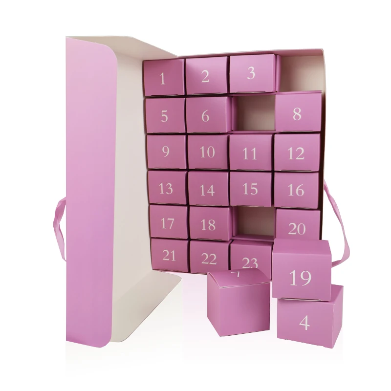 

Customization.Wholesale Luxury Christmas Gift Box Customized Makeup 7/12/24 Day Adient Calendar Gift Box